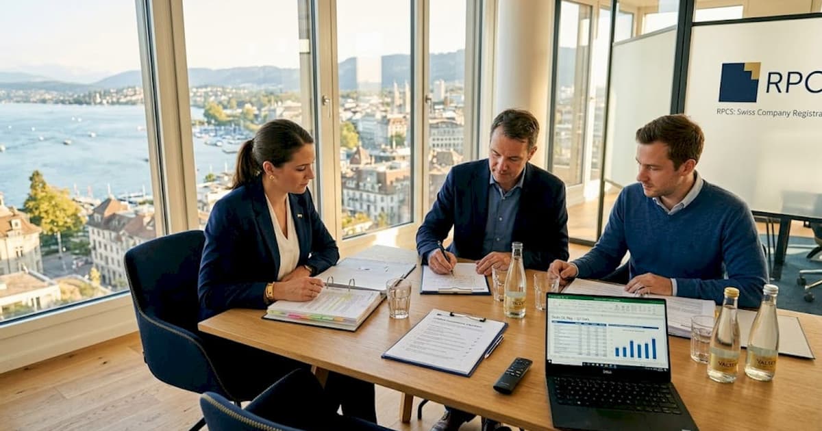 Executives working through a risk and compliance checklist