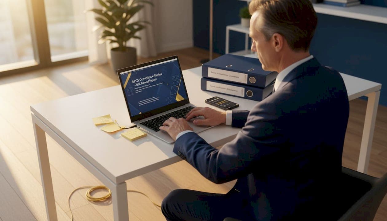 Swiss board member checks compliance files