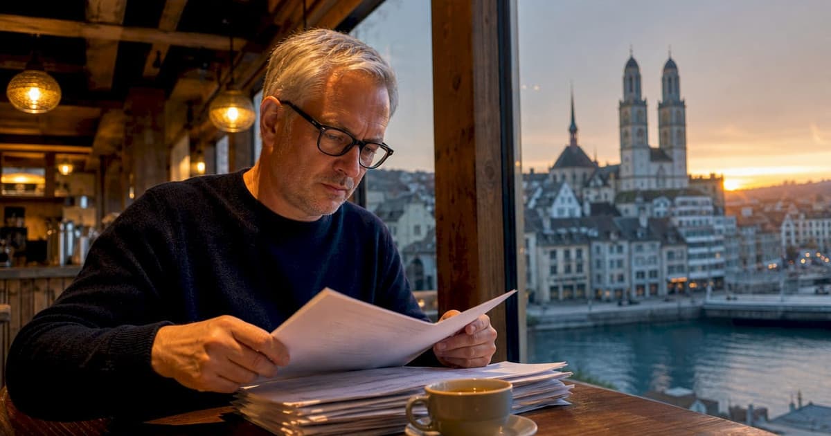 Investor reviewing Swiss crypto regulations