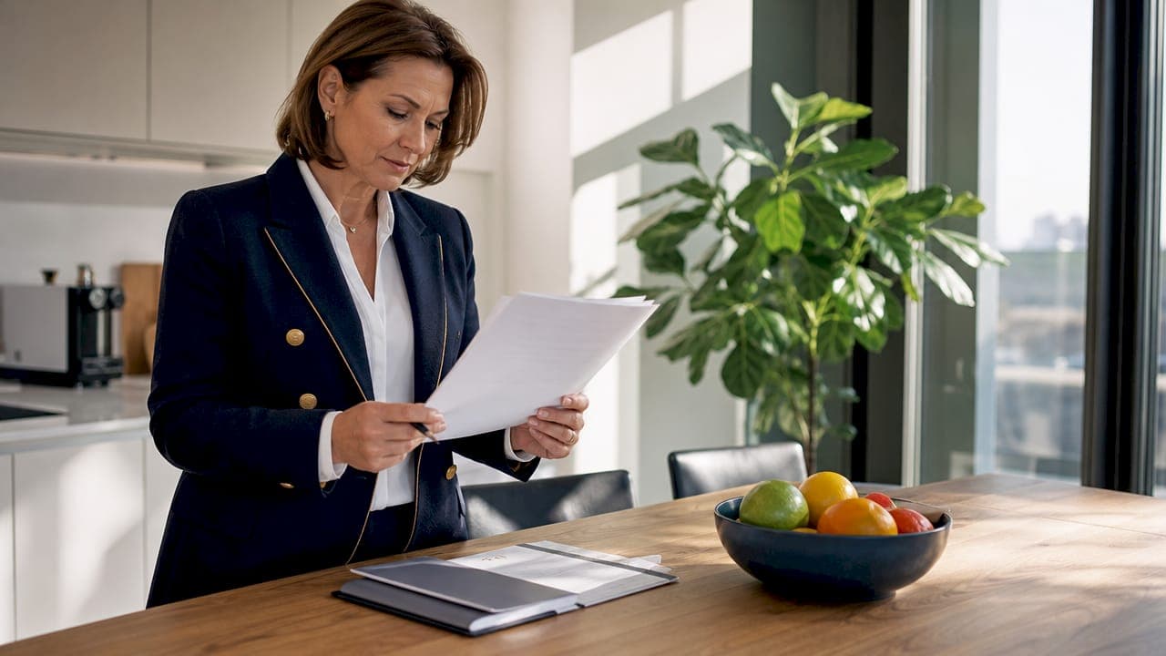 Executive reading corporate governance manual