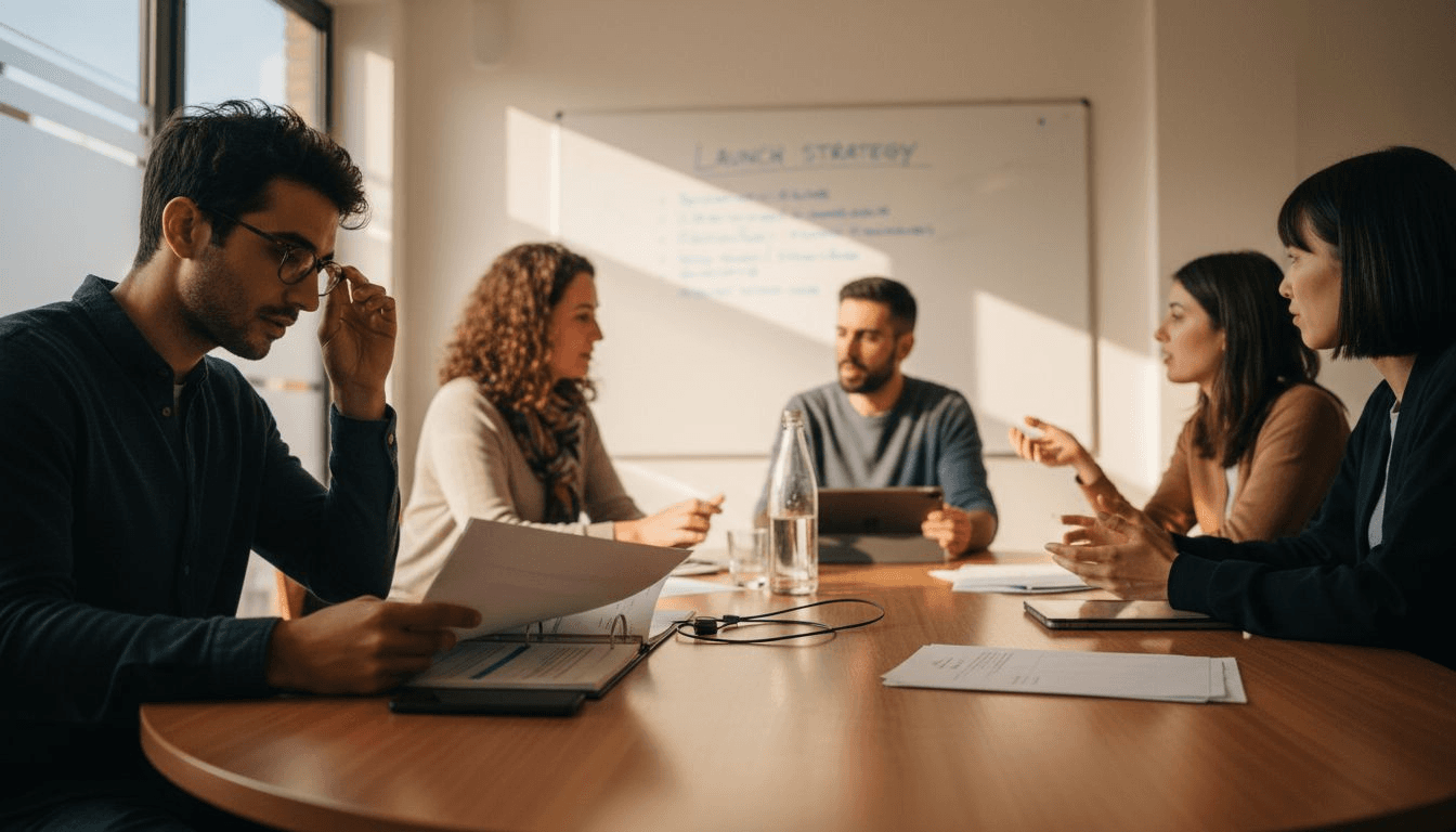 International team reviewing Swiss startup credibility